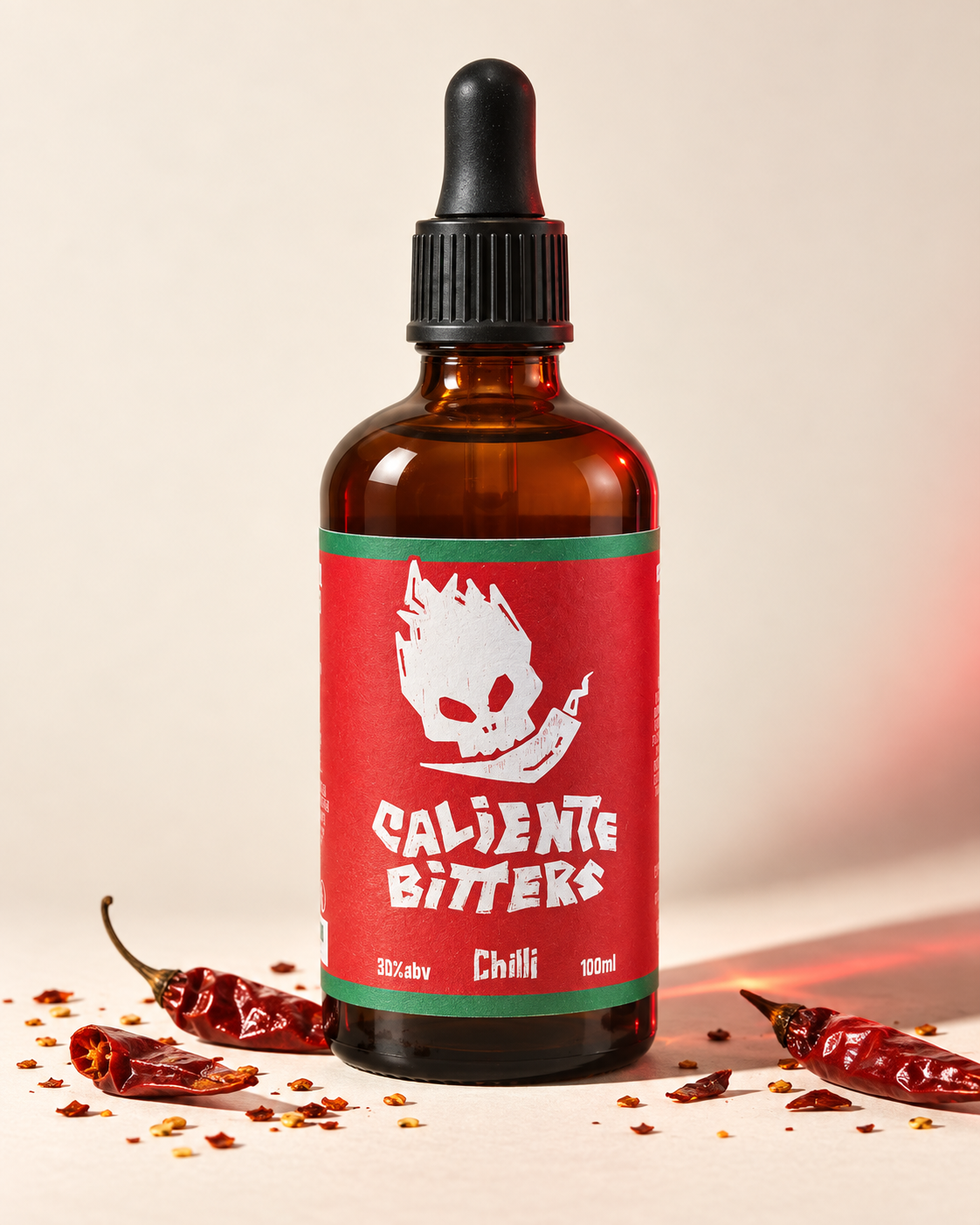 Caliente Bitters 100ml dropper bottle